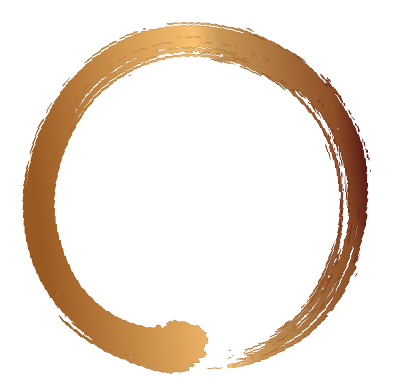 The Enso symbol at BEZA’s Zen Academy in Cape Town, South Africa, representing mindfulness, Zen meditation, and the journey toward spiritual awakening and wholeness.