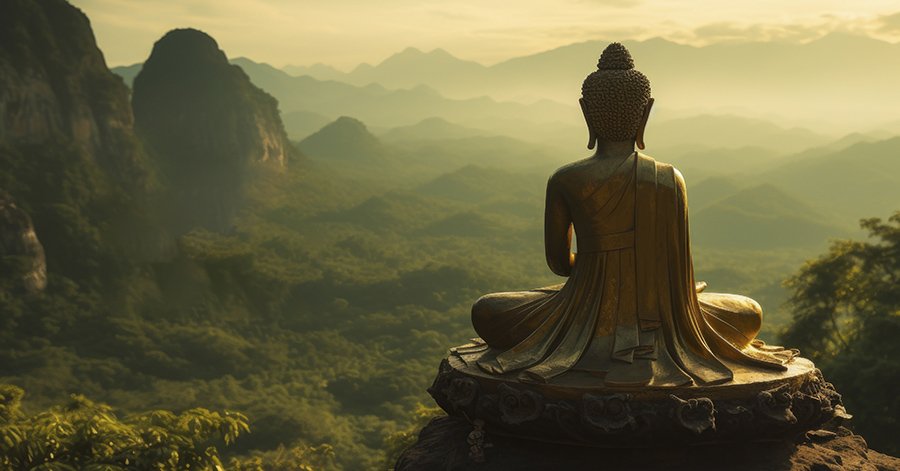 happy-buddha A serene Buddha statue at BEZA’s meditation retreat in Cape Town, symbolizing mindfulness, spiritual awakening, and Zen meditation practices for inner peace and growth.
